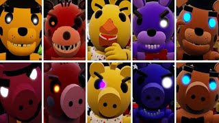 ROBLOX FREGGY ALL JUMPSCARES NEW [upl. by Luiza253]