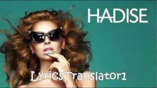 Hadise  Ask Kaç Beden Giyer HD Lyrics TURC  ENGLISH [upl. by Gniw945]