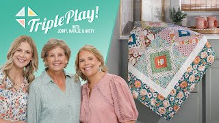 Triple Play How to Make 3 NEW quotSquare in a Squarequot Quilts  Free Quilting Tutorial [upl. by Einahc]