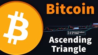 Ascending Triangle Pattern on Bitcoin h4 Chart  BTCUSDT Pattern Trading [upl. by Devora]