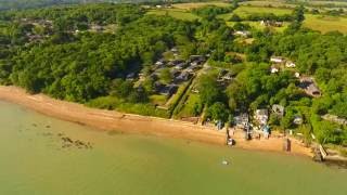 Woodside Bay Lodge Retreat from Above [upl. by Atiniv366]