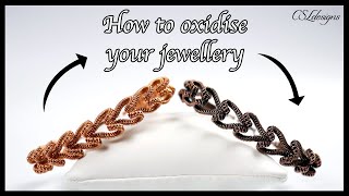 How to oxidise your jewellery [upl. by Nnylirret988]