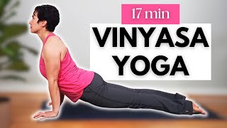 Connect Movement amp Breath with this Intro to Vinyasa Yoga Class  17 Min Sequence [upl. by Atiruam]