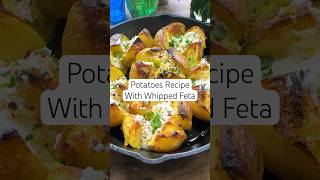 EASY Roasted Potatoes with Whipped Feta so good shorts [upl. by Feil]