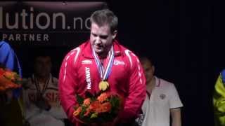 Kjell Egil Bakkelund 83 IPF World Champion 2013 9425kg World record [upl. by Anilah]