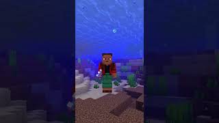 Herobrine scary video😧😨😰😱 1370 minecraft Herobrine shorts [upl. by Dualc]