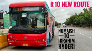 Numaish to Ibrahim Hyderi  R 10 New Route  passionbyrehanghori16 [upl. by Necaj]