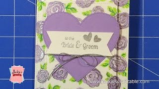 Elegant Wedding Card  Heat Embossed [upl. by Asserrac]