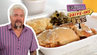 Guy Fieri Eats Real Deal Soul Food in Savannah GA  Diners DriveIns and Dives  Food Network [upl. by Otilrac]