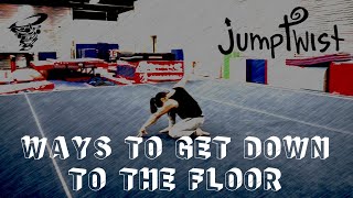 Gymnastics Choreography  Ways to Get Down to the Floor [upl. by Marcia]