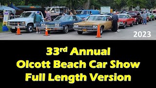 33rd Olcott Beach Car Show  2023 Olcott New York [upl. by Wahs]