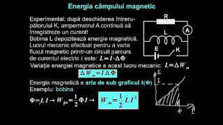 Energia câmpului magnetic Tensiunea electrică alternativă  LectiiVirtualero [upl. by Ahsilram184]