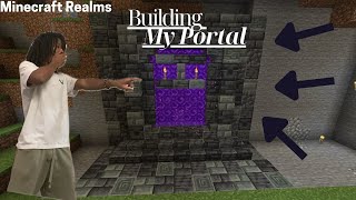 The Ultimate Nether Portal Building in Minecraft 🌌✨🪐 [upl. by Orecul]