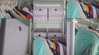 SMALL CLOSET MAKEOVER ON A BUDGETUNDER 100 TARGET BOOKSHELF HACK  GIRLS BEDROOM MAKEOVER EP 2 [upl. by Pardew26]