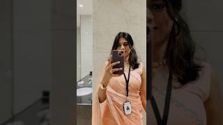 At office  bangalore minivlog officestyle saree officelife officelife [upl. by Rayham]