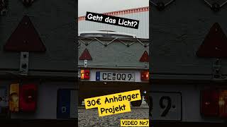 DER 30€ Anhänger von eBay Teil 7 geht das Licht  automobile anhänger [upl. by Mullen88]