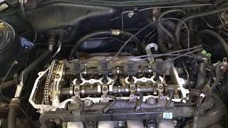 Starting Car With No Valve Cover [upl. by Orvil]