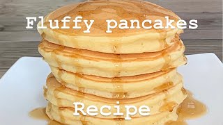 Fluffy pancakes recipe  How to make fluffy pancakes  Happy Home Food [upl. by Past]