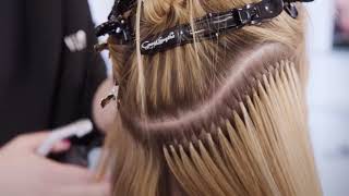 How to install U Tip hair extensions [upl. by Aicenev921]