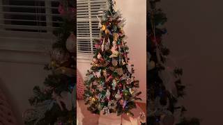 Pink Room Christmas Tree chatsworthcottage pinkchristmas cottagechristmas [upl. by Aniles460]