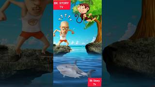 Odia cartoon magar machh odia gapa storyshorts bkstorytv [upl. by Saihtam318]