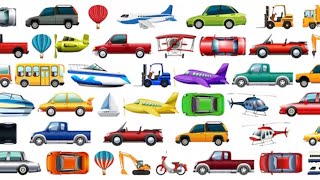 List of Vehicle Names  Types of Vehicles in English  Vehicles Vocabulary Words KidsStoryBook04 [upl. by Ronald355]