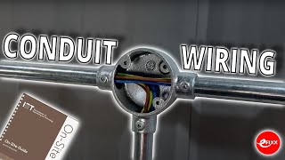 Wiring PVC Singles in Conduit  Top Tips and Capacity Calculation [upl. by Eyahc748]