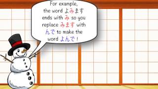 Te Form Song Japanese verb conjugation [upl. by Edik]