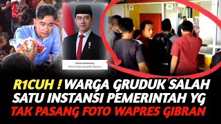 R1CUH  WARGA GRUDUK SALAH SATU INSTANSI PEMERINTAH YG TIDAK MAU PASANG FOTO WAPRES GIBRAN [upl. by Gen824]