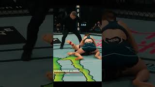 Rose Namajunas Headkick KO vs Zhang Weili in Slow Motion [upl. by Haikan]