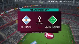 FIFA 23 WORLD CUP 5 Argentyna  Arabia Saudyjska [upl. by Issirk387]