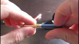 How to replace or insert ink in a fountain pen [upl. by Airret]