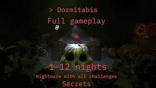 Dormitabis Full Gameplay 112 night  secrets [upl. by Fredela774]