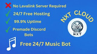 How To Host Discord Music Bot With free 247 Discord Bot Hosting Under 5 Minutes NxT Cloud [upl. by Ztirf370]