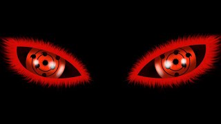 Spooky Eyes for Helmets  Naruto eyes animated 4K [upl. by Yellah462]