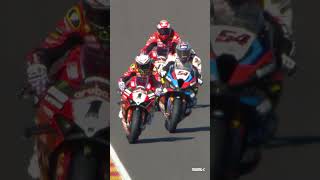 The WINNING overtake from Superpole Race 🚀  2024 AragonWorldSBK 🏁 [upl. by Ahsien]