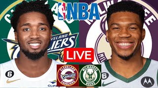 LIVE CLEVELAND CAVALIERS vs MILWAUKEE BUCKS  NBA  PLAY BY PLAY  SCOREBOARD [upl. by Miltie]