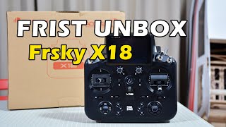 UNBOX Frsky X18 TANDEM 24CH 24G900m全球首测睿思凯X18新款航模遥控器 [upl. by Aihpled]