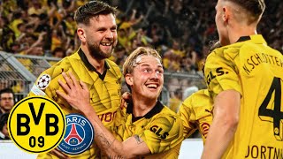 Borussia Dortmund 10 Paris St Germain  All Goals amp Highlights  UEFA Champions League [upl. by Yniffit]