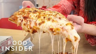 How Dominos Makes Its Pizza  Food Insider [upl. by Eelrahc]