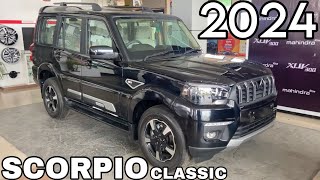 NEW SCORPIO CLASSIC 2024 S11 TOP MODEL BLACK COLOUR ❤️ MAHINDRA SCORPIO CLASSIC S11 TOP MODEL [upl. by Glimp525]