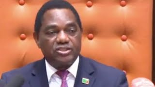 President Hichilema cryptic speech on Zimbabwe relations internal affairs of Zambia  Zambia Today [upl. by Oicneconi]