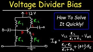 Voltage Divider Bias Circuit [upl. by Poock]