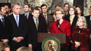 Governor Christine Gregoire  Bill Signing SB 6239  Marriage Equality [upl. by Anuahsat322]