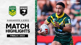 Kangaroos v Kiwis  Match Highlights  2023 Pacific Championships [upl. by Naujak890]