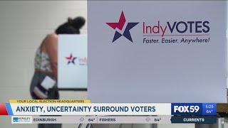 Hoosiers experience anxiety uncertainty surrounding the election [upl. by Ardnuhsed]