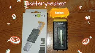 Battery tester from goobay [upl. by Attesoj]