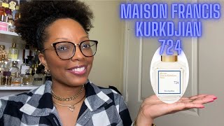 Maison Francis Kurkdjian 724 Fragrance Review  Perfume Collection [upl. by Neeron]