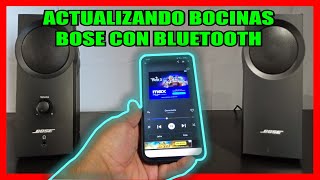 como poner bluetooth a unas bocinas BOSE tutorialyoutube [upl. by Odlaniger]