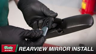 How To Replace Your Vehicles Rearview Mirror [upl. by Gnoy619]